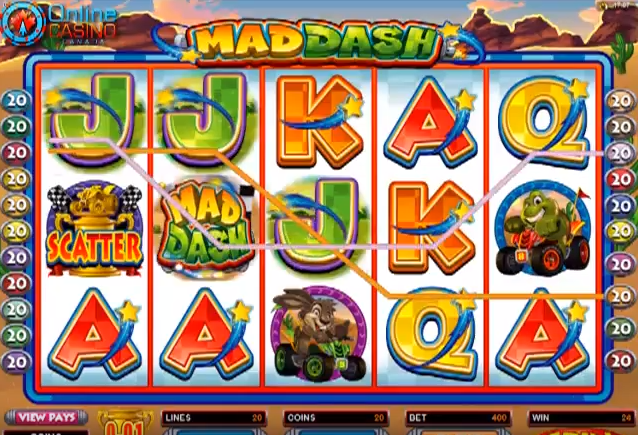 Play Mad Dash at Luxury Casino Now
