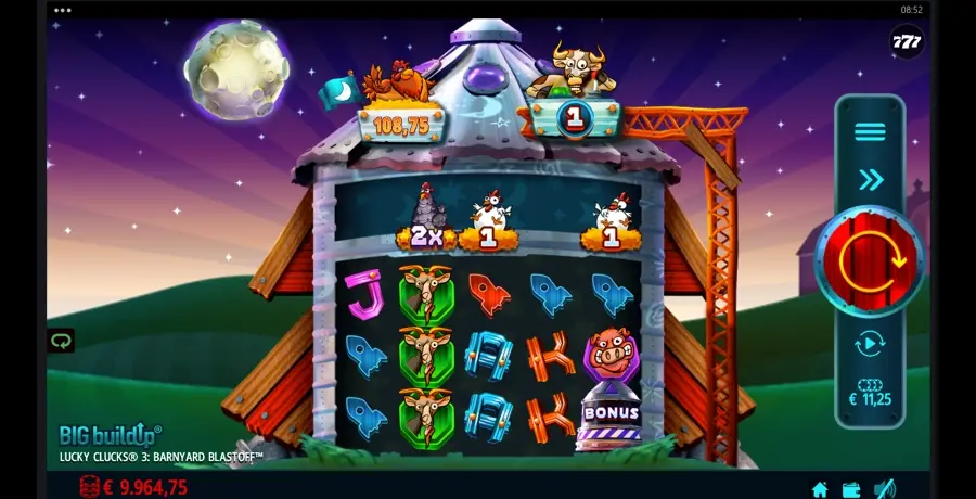 Lucky Clucks 3: Barnyard Blastoff Slot Review